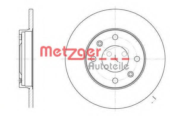 METZGER 613000 гальмівний диск