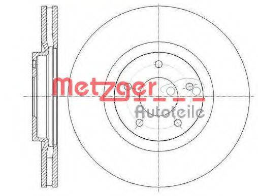 METZGER 6134910 гальмівний диск