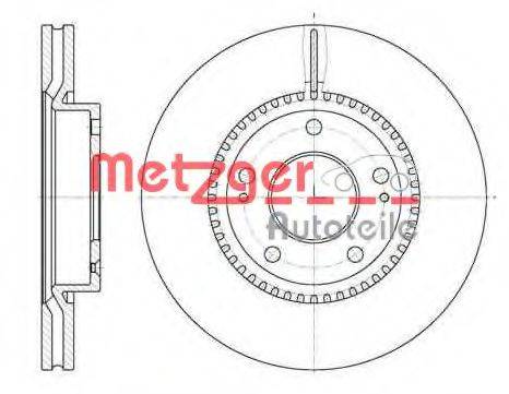 METZGER 666310 гальмівний диск