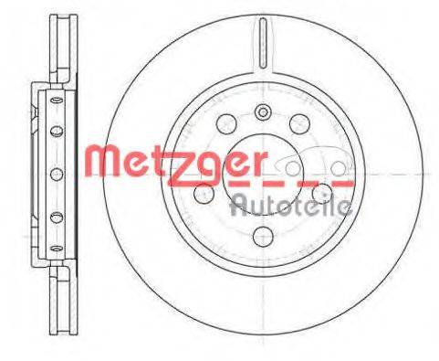 METZGER 6110190 гальмівний диск