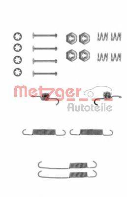 METZGER 1050673 Комплектуючі, гальмівна колодка