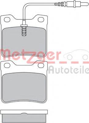 METZGER 1170336 Комплект гальмівних колодок, дискове гальмо