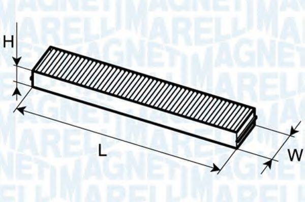 MAGNETI MARELLI 350203061820 Фільтр, повітря у внутрішньому просторі