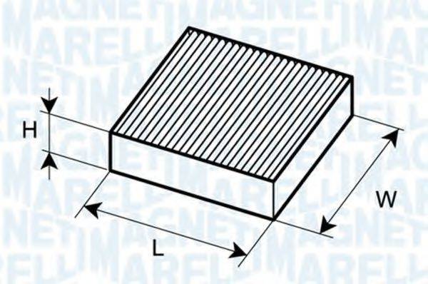 MAGNETI MARELLI 350203061900 Фільтр, повітря у внутрішньому просторі