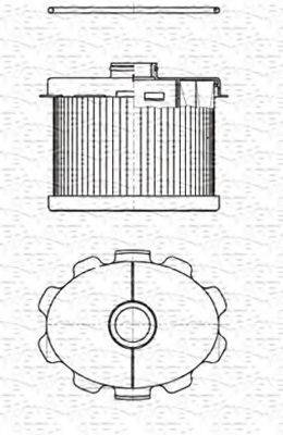 MAGNETI MARELLI 213908503000 Паливний фільтр