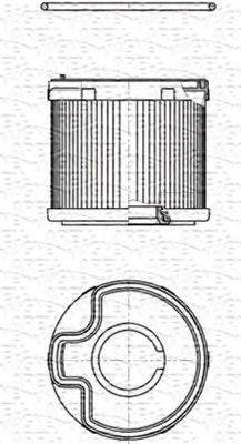 MAGNETI MARELLI 213908505000 Паливний фільтр