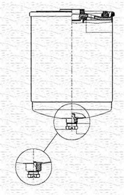 MAGNETI MARELLI 213908515000 Паливний фільтр