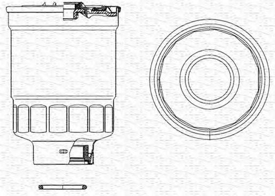 MAGNETI MARELLI 213908523000 Паливний фільтр