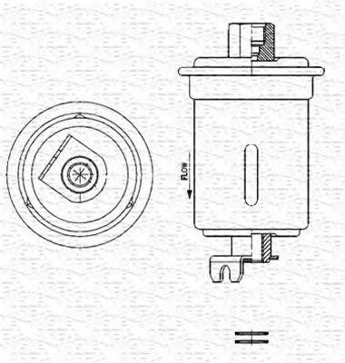 MAGNETI MARELLI 213908606800 Паливний фільтр