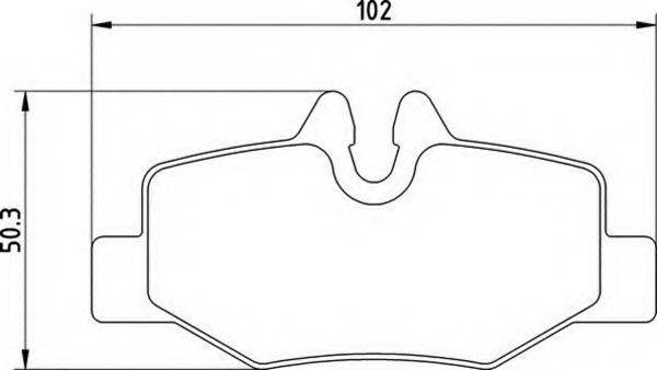 MAGNETI MARELLI 363710201383 Комплект гальмівних колодок, дискове гальмо