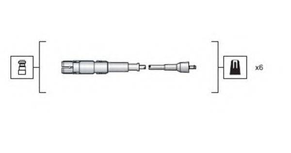 MAGNETI MARELLI 941318111149 Комплект дротів запалювання