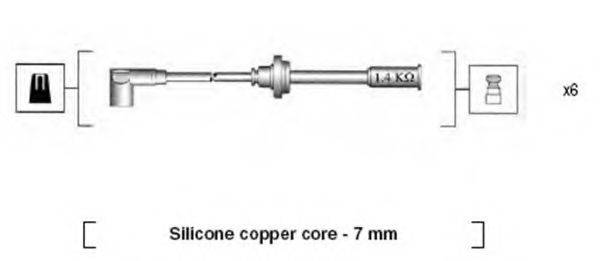 MAGNETI MARELLI 941095960633 Комплект дротів запалювання