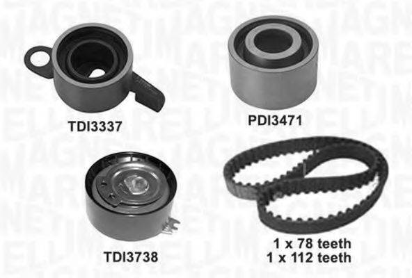 MAGNETI MARELLI 341305960000 Комплект ременя ГРМ