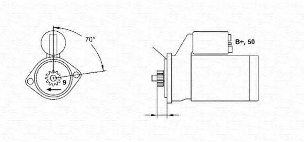 MAGNETI MARELLI 943241003010 Стартер