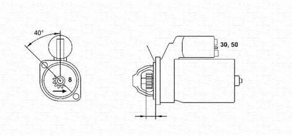 MAGNETI MARELLI 943241143010 Стартер