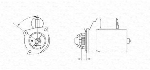 MAGNETI MARELLI 943251080010 Стартер