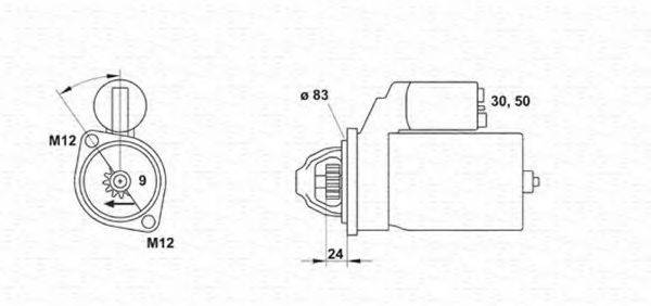 MAGNETI MARELLI 943251501010 Стартер