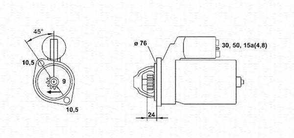 MAGNETI MARELLI 943251609010 Стартер