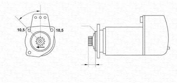 MAGNETI MARELLI 943252129010 Стартер