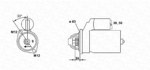 MAGNETI MARELLI 943252223010 Стартер