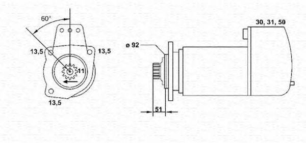 MAGNETI MARELLI 943252231010 Стартер