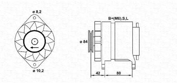 MAGNETI MARELLI 943311380010 Генератор