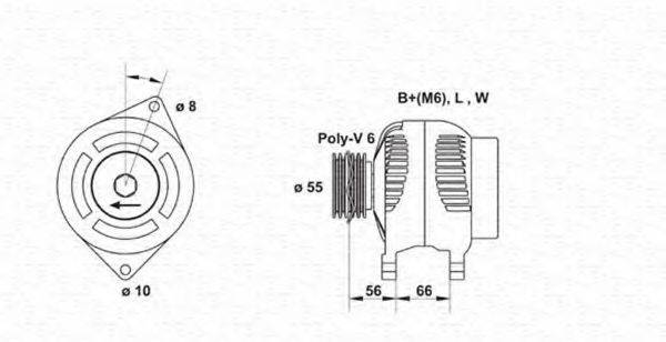 MAGNETI MARELLI 943354087010 Генератор