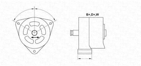 MAGNETI MARELLI 943356468010 Генератор