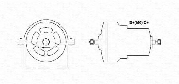 MAGNETI MARELLI 943356498010 Генератор