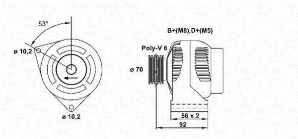 MAGNETI MARELLI 943356577010 Генератор