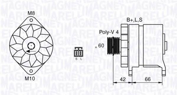 MAGNETI MARELLI 063532607010 Генератор