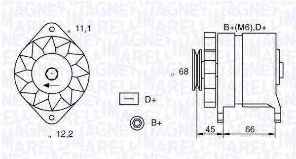 MAGNETI MARELLI 063321112010 Генератор