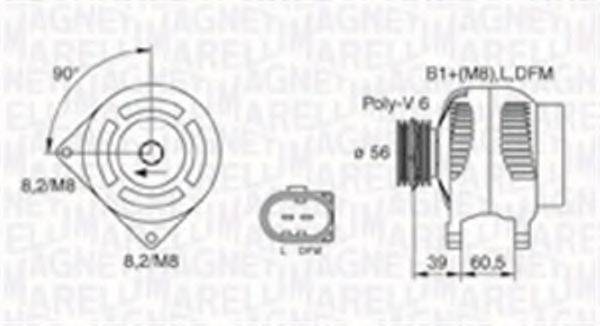 MAGNETI MARELLI 063730004010 Генератор