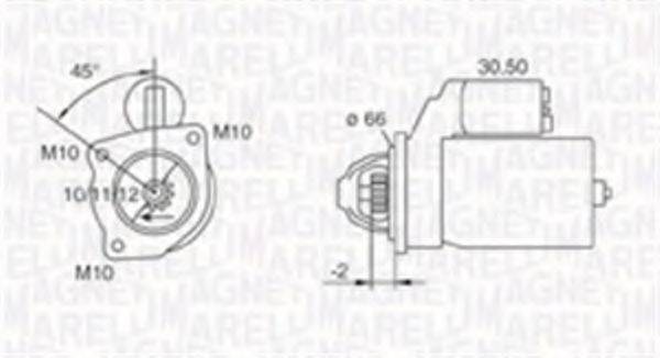 MAGNETI MARELLI 063720007010 Стартер