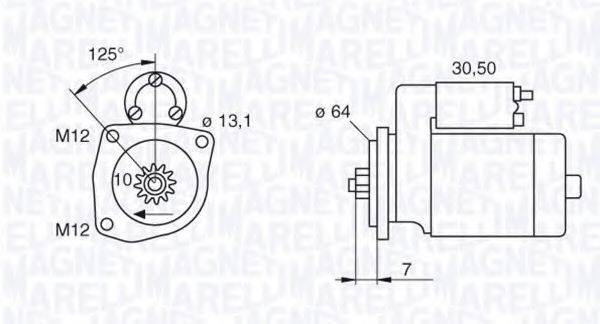 MAGNETI MARELLI 063522615010 Стартер