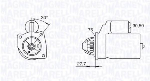 MAGNETI MARELLI 063280014010 Стартер