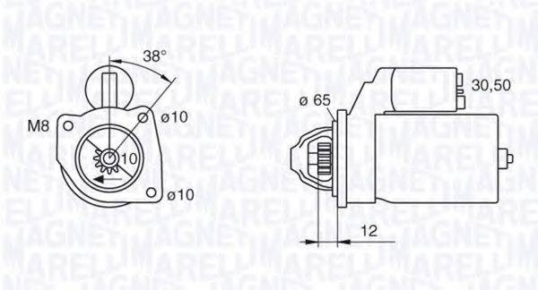 MAGNETI MARELLI 063280060010 Стартер