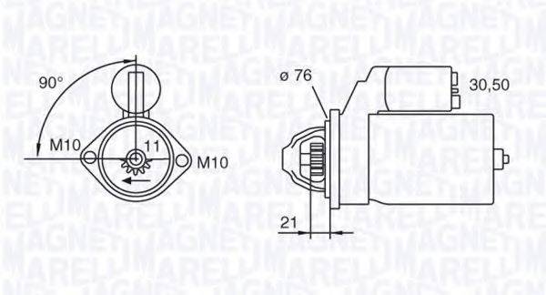 MAGNETI MARELLI 063720023010 Стартер