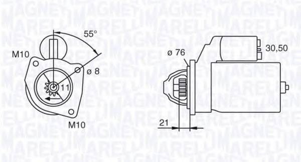 MAGNETI MARELLI 063193001010 Стартер