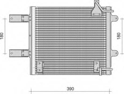 MAGNETI MARELLI 350203290000 Конденсатор, кондиціонер