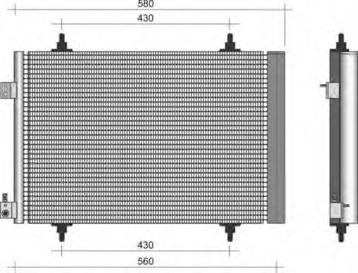 MAGNETI MARELLI 350203382000 Конденсатор, кондиціонер