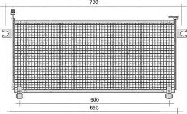 MAGNETI MARELLI 350203400000 Конденсатор, кондиціонер