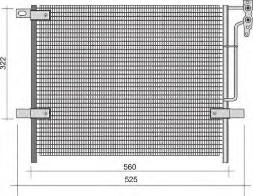 MAGNETI MARELLI 350203441000 Конденсатор, кондиціонер