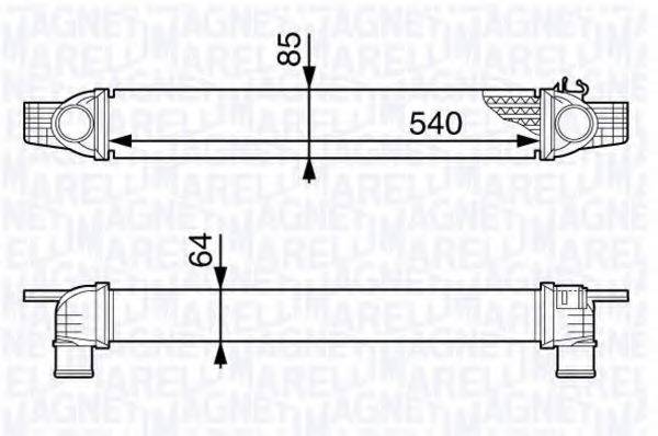 MAGNETI MARELLI 351319202270 Інтеркулер