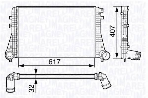 MAGNETI MARELLI 351319202850 Інтеркулер