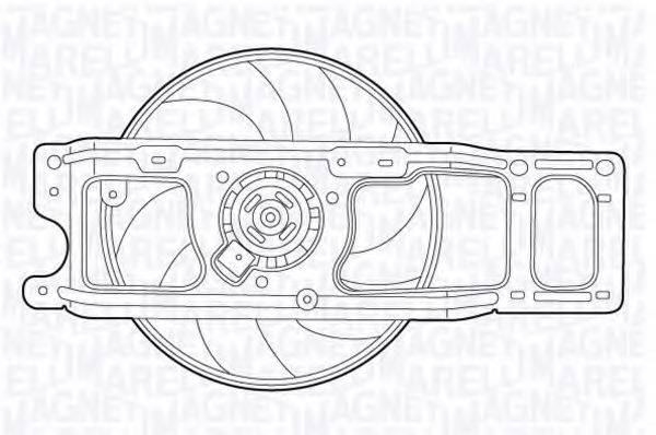 MAGNETI MARELLI 069422538010 Вентилятор, охолодження двигуна