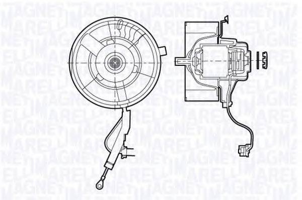 MAGNETI MARELLI 069412672010 Вентилятор салону