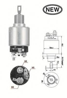 MAGNETI MARELLI 940113050563 Тягове реле, стартер