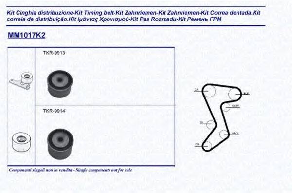 MAGNETI MARELLI 341310171102 Комплект ременя ГРМ