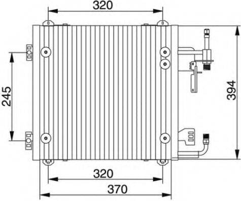 WAECO 8880400142 Конденсатор, кондиціонер